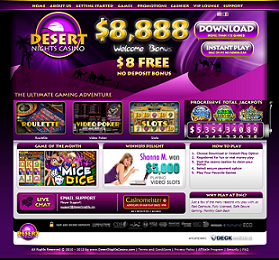 Desert Nights Casino Lobby